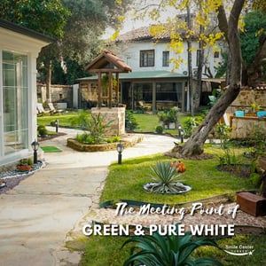 Garden area at Smile Center Turkey showing natural surroundings